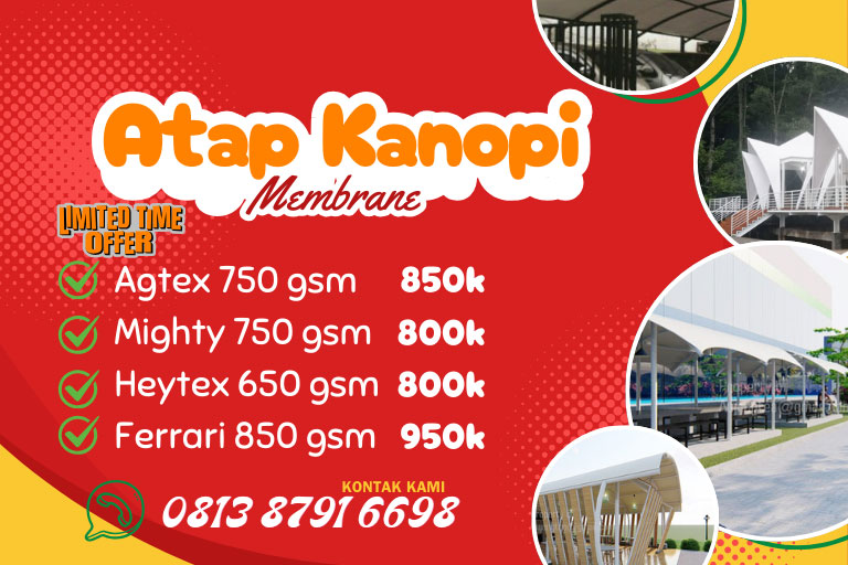 promo kanopi membrane Auliya Canopy