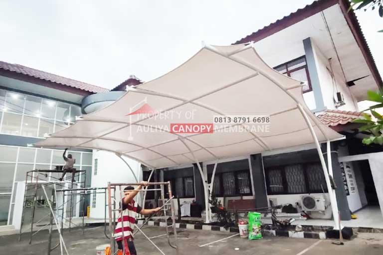 kanopi membrane parkiran kantor